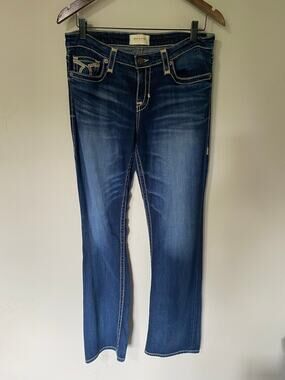 Big Star Maddie Boot Cut 98% Cotton Western Jeans Rodeo Festival 30 Ld